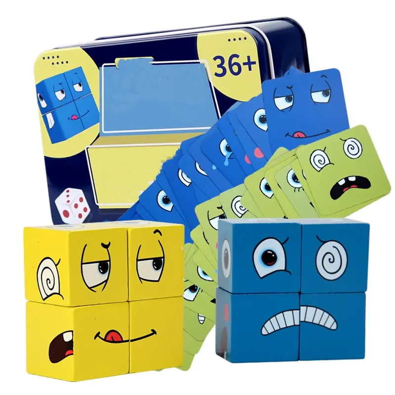 Face Change Expression Puzzle Game for Kids 5-12+ Years