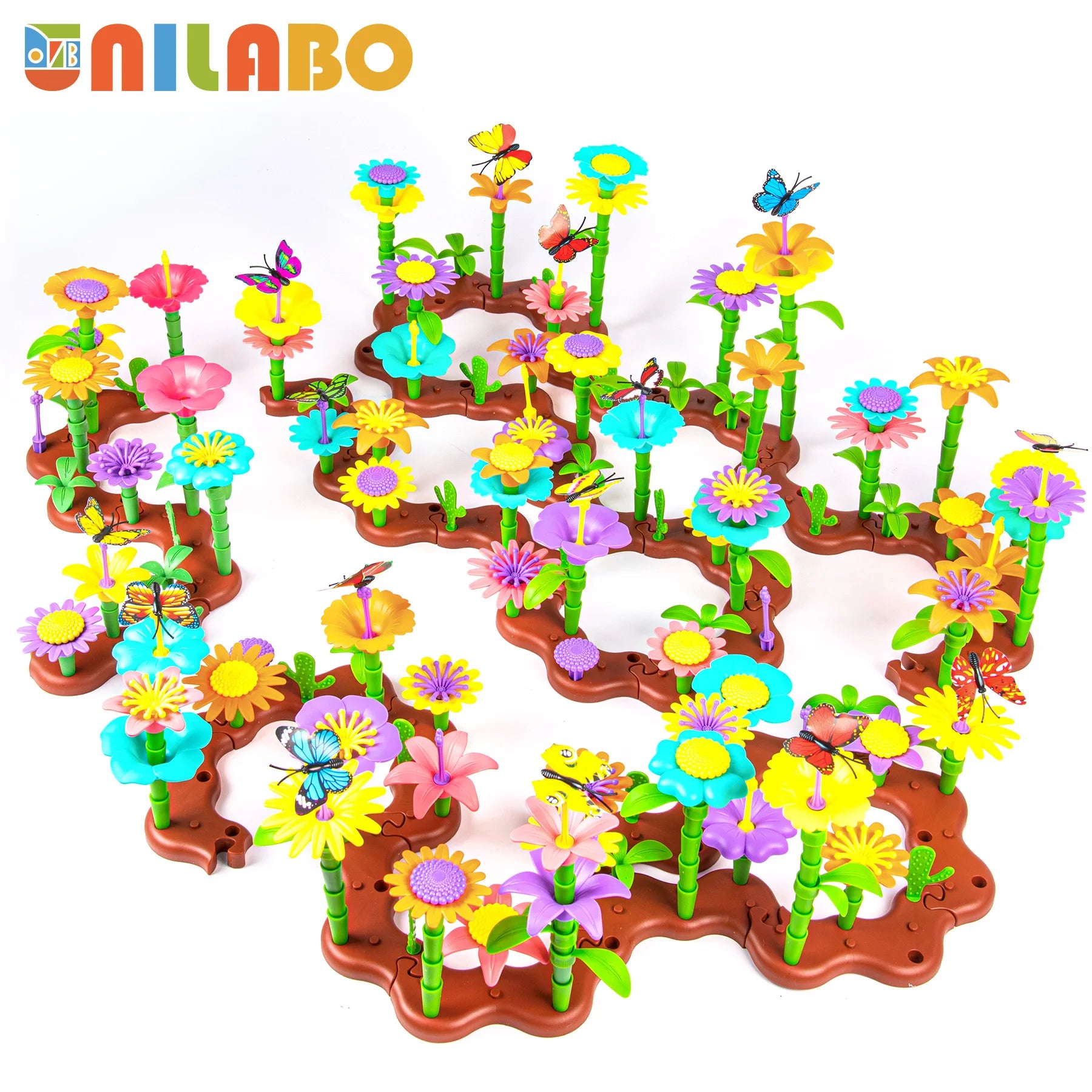 Flower Garden Building Toy Set STEM Educational Activity Kit