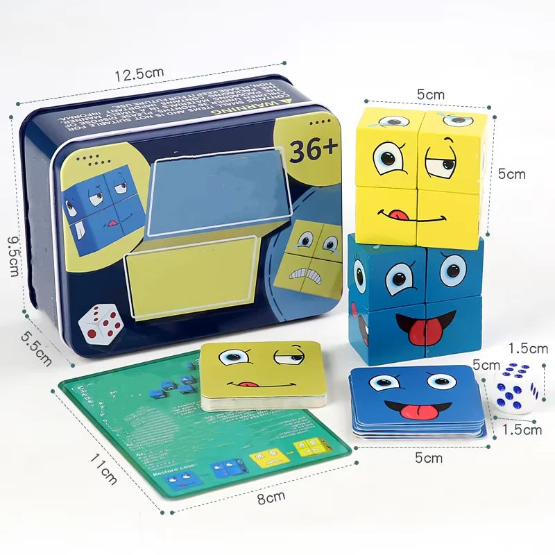 Face Change Expression Puzzle Game for Kids 5-12+ Years